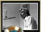 Barry Manilow 45 Gold Plated Record Display On An Open Air Wood Plaque  02