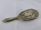 Vintage Silver Plated Hairbrush Victorian Antique Style Vanity