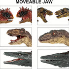 6pcs Realistic 15  Large Dinosaur Figure Toys Moveable Jaw For 3-9 Kids Gift