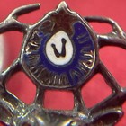 Sterling Silver 925 Vintage Benevolent   Protective Order Of Elks Bpoe Lapel Pin