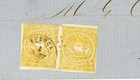 Ecuador Sc 4 x2 -cuenca-15 enero 1870 dateline -folded Letter Sheet-with Content