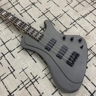 Electric Bass Guitar 4 String Basswood Body Maple Neck Black Parts Ltd Us