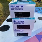 3 X Nicorette Otc Stop Smoking Nicotine Gum  2mg  100ct - Expires 9 2027