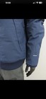 The North Face Men s Blue Hooded Down Bomber Jacket Xl Zip snap Nf0a874r
