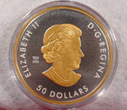 Rare 2023  50 00 Canada  9999 Silver 35th Ann Of Maple Leaf Coin With Box   Coa 