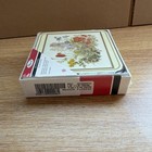 Vtg Pimpernel Coasters Set Of 6 Meadow Flowers Cork Back Made In England Boxed