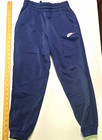 Nike Youth Blue Sweat Pants Size M Drawstring Elastic Waist Pockets