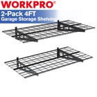 Workpro 2pcs 2x4ft Heavy Duty Garage Wall Shelving 48  24  Wall Mounted Shelving