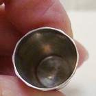 Antique Stern Bros   Sterling Silver Thimble  Size 7  Panels