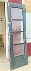 24  Door Wood French Door 4 Glass Pane Windows Rustic Patina Barn Repurposed
