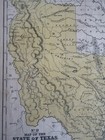 Texas As An Independent Republic 1846 Original Hand Colored Map