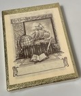 Vintage Antioch Bookplates Ex Libris Box Of 50 Nos Ship Globe Books Unopened