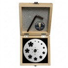 Precision Disc Cutter New 5 Petal Flower Shape  Set Of 10 Punches 6mm To 31 Mm 