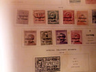 Austria Stamp Collection Mint And Used Hinged On Album Page Occupation Stamps