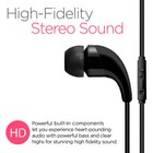 Black Color 3 5mm Earphones Handsfree Remote Control With Mic  Stereo Headset