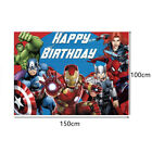 Marvel Superhero Backdrop Avengers Background Cloth Banner Birthday Party Decor