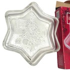 Vintage Mikasa Frosted Pointed Star Crystal Glass Dish Christmas Tree Teddy New