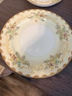 Meito China Hand Painted Floral Gold Trim Dinner Set Japan Plate Cup Creamer