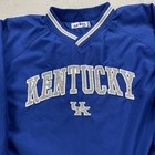 Vintage Kentucky Wildcats Jacket Mens Medium Blue Windbreaker Pullover Ncaa 90s