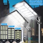 11000w Large Commercial Solar Street Lights Dusk To Dawn Parking Lot Lights pole