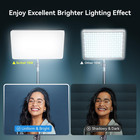 2 Pack Led Video Light Kit  Studio Lights With 51 9   Tripod Stand  Photography 