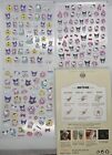 Kawaii Nail Art Stickers Decals 3 Sheets Self Adhesive Decoration Hello Kitty