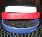 Jordan Brand Baller Bands Bracelets Mens Size Large Navy Red White 