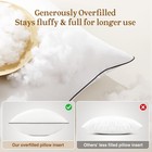    24x24 Pillow Inserts Set Of 2  Full Fluffy Down Alternative Euro Pillows  S   