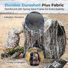 Serenelife Caretaker Ground Hunting Blind Pop-up Camouflage Deer Blind