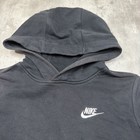 Nike Sportswear Club Fleece Pullover Hoodie Youth Xl Black Swoosh Sweatshirt
