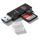 Usb3 0 Micro Sd Card Reader  5gbps 2-in-1 Sd Card Reader To Usb Adapter   
