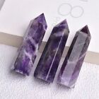 60-70mm Natural Dream Amethyst Quartz Crystal Point Wand Healing Reiki Stone Us
