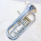 Yamaha Yep-321s Euphonium Silver Fully Serviced W  Mouthpiece   Case - Used