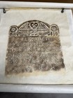 Grave Stone Rubbing Historical Massachusetts 1688 Winged Skull Very Well Done