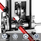 Manual Wire Stripping Machine Portable Cable Stripper 1mm To 21mm Hand Crank