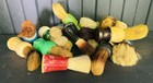 Lot Of  17 Vintage Shaving Brushes  Mixed Hair Bristles  Multicolor Handles