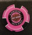 Harley Davidson Poker Chip  neon Pink black  Human Hd bloemfontein  South Africa