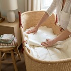 Wendy Anne Organic Wool Puddle Pad Baby Mattress Protector Hypoallergenic