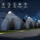 Commercial 9900000lm Solar Street Lamps Dusk To Dawn Super Bright Walkway Lights