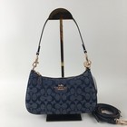 Teri Shoulder Bag Signature Chambray Ch139 Outlet New