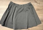 Trendyland Dark Gray Skater Mini Skirt Size L High Waist Made In Usa Marmaxx