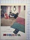 Mohawk Rugs Carpets Bradlee Wilton Weave Amsterdam  Ny Vintage Print Ad 1947