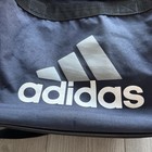 Adidas Duffel Gym Bag Medium Navy Blue Black White Logo Sports Travel Training