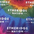 Melissa Etheridge Tour Concert Rare Bandana Tie Dye Etheridge Nation Fan Club 
