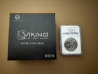 2015 2 Oz Silver Coin Odin Viking Series Niue Island  999 Silver Ms69