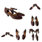 Vintage Nanette Womans Shoes Made In Brazil Size 6 5 M Genuine Leather Boho