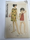 Lot Of 2 Vintage 60s Butterick Sewing Patterns Uncut Girls Sportswear Size 7 8