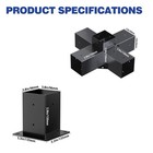 Pergola Kit - 5-way Right Angle Corner Bracket Woodworks Diy Post Base