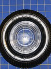 Firestone Transport 100 Tubeless Rubber Tire With Glass Embossed Ashtray Vintage