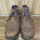 Ll Bean Shoes Mens Size 13 Wide Chukka Boots Leather Comfort Casual Lace Up